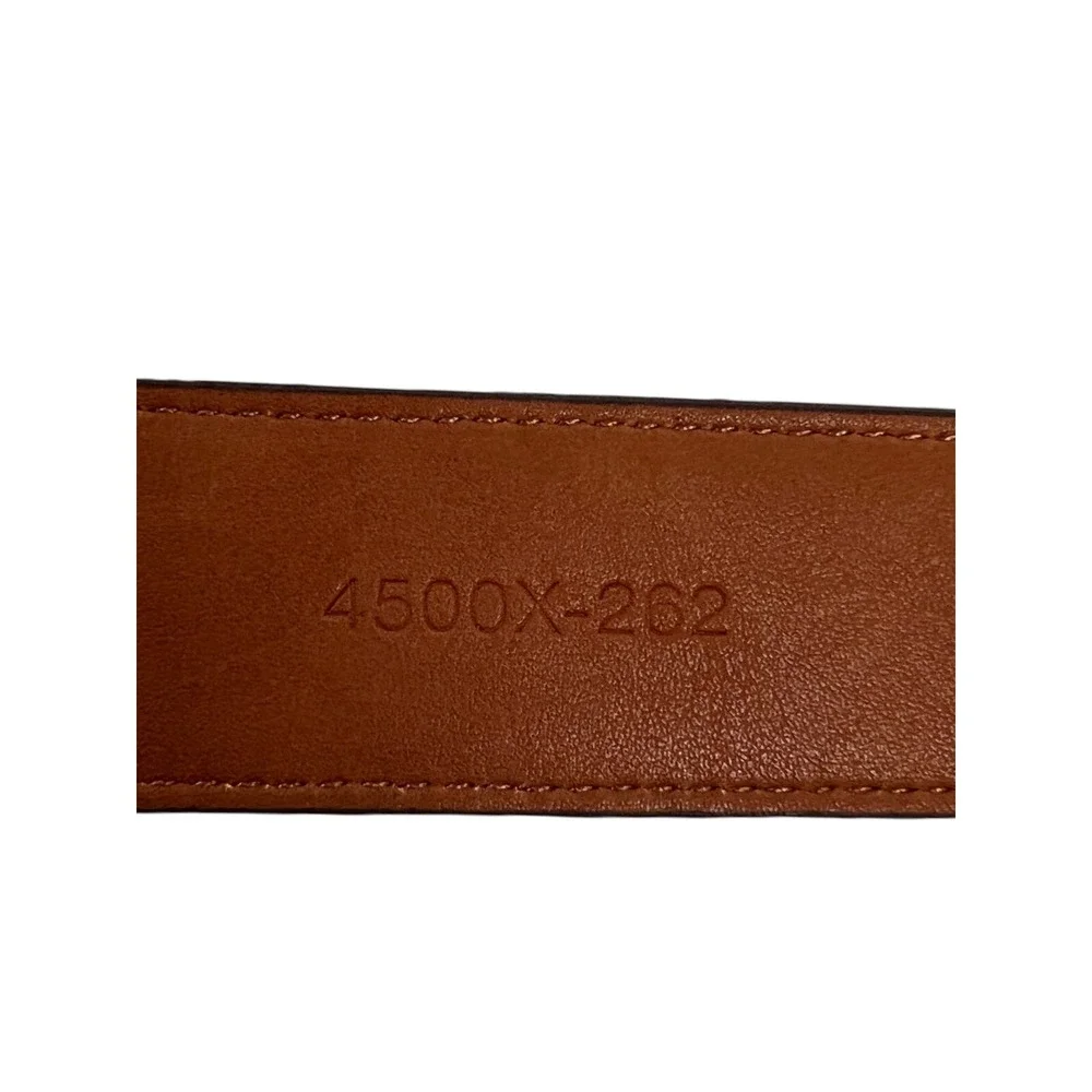 Jos A Bank Leather Belt Brown Men's Size 52 Genuine Leather Thick New $69.50
